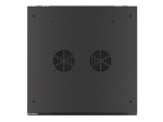 Комуникационен шкаф Lanberg rack cabinet 19" wall-mount 6U/600x600 for self-assembly with metal door black (flat pack)