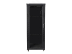 Комуникационен шкаф Lanberg rack cabinet 19" free-standing 32U / 600x800 self-assembly flat pack, black