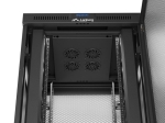 Комуникационен шкаф Lanberg rack cabinet 19" free-standing 37U/600X800 (FLAT PACK) with mesh door LCD black