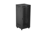 Комуникационен шкаф Lanberg rack cabinet 19" free-standing 37U/600X800 (FLAT PACK) with mesh door LCD black