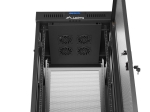 Комуникационен шкаф Lanberg rack cabinet 19" free-standing 37U/600X600 (FLAT PACK) with mesh door LCD black