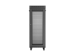Комуникационен шкаф Lanberg rack cabinet 19" free-standing 32U/600X800 (FLAT PACK) with mesh door LCD black