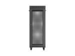 Комуникационен шкаф Lanberg rack cabinet 19" free-standing 32U/600X600 (FLAT PACK) with mesh door LCD black