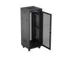 Комуникационен шкаф Lanberg rack cabinet 19" free-standing 32U/600X600 (FLAT PACK) with mesh door LCD black