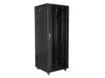 Комуникационен шкаф Lanberg rack cabinet 19" free-standing 32U / 600x600 self-assembly flat pack, black