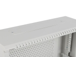 Комуникационен шкаф Lanberg rack cabinet 19" wall-mount 4U+3u/540x200 low-profile grey (assembled)