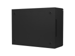 Комуникационен шкаф Lanberg rack cabinet 19" wall-mount 4U+3u/540x200 low-profile black (assembled)