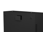 Комуникационен шкаф Lanberg rack cabinet 19" wall-mount 4U+3u/540x200 low-profile black (assembled)
