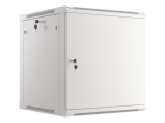 Комуникационен шкаф Lanberg rack cabinet 19" wall-mount 12U/600x600 for self-assembly with metal door grey (flat pack)