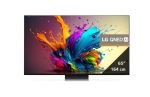 Телевизор LG 65QNED91T3A, 65" 4K HDR Smart QNED TV MiniLED, 3840x2160, 120Hz, DVB-T2/C/S2, AI Alpha 8, HDR 10 PRO, webOS 24, ThinQ AI, WiFi, FreeSync Compatible, VRR, AI Upscaling, AI Sound Pro (Virtual 9.1.2 Up-mix), Bluetooth, Hdmi, Multi View, LAN, Air