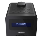 Радио Sharp Radios DR-430(BK), DIGITAL RADIO, Bluetooth 5.0, 5W, 20 DAB+/DAB/FM, Auto time/date, LCD Display, Dual alarm, 3.5mm Headphone jack / line-out, Black