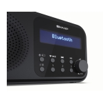 Радио Sharp Radios DR-P420(BK), PORTABLE DIGITAL RADIO, Bluetooth 5.0, 20 DAB+/DAB/FM, Auto time/date, LCD Display, Dual alarm,Micro USB x1 (power supply),3.5mm Headphone jack / line-out, Black