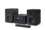 Аудио система Sharp Audio Systems XL-B514(BK), HI-FI MICRO SYSTEM, 40W (peak), FM radio with RDS,  Bluetooth v5.0, CD player, USB MP3 playback, 3.5mm Headphone jack / line-out, wooden speaker, Black