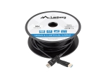 Кабел Lanberg HDMI M/M v2.1 cable 20m optical black aoc