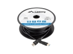 Кабел Lanberg HDMI M/M v2.1 cable 100m optical black aoc