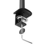 Стойка Neomounts Nero Triple Flat Screen Desk Mount (phone holder+Quick-fix clamp/grommet)