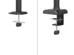 Стойка Neomounts Nero Triple Flat Screen Desk Mount (phone holder+Quick-fix clamp/grommet)