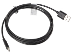 Кабел Lanberg USB-C(M) ->  USB-A (M) 2.0 cable 1.8m, black