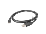 Кабел Lanberg USB MICRO-B (M)  ->  USB-A (M) 2.0 cable, 1m, black