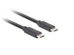 Кабел Lanberg USB-C M/M 3.1 GEN 2 CABLE 1.8M 10GB/S PD100W Black