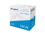 Кабел Lanberg Lan Cable UTP Cat.5e 305m Solid CCA Blue