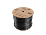 Кабел Lanberg LAN cable CAT.5e utp 305m solid outdoor gel-filled cu black fluke passed