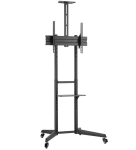 Стойка Neomounts Mobile Floor Stand incl. AV- and cam shelf (height adjustable: 128.5-145 cm)