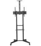 Стойка Neomounts Mobile Floor Stand incl. AV- and cam shelf (height adjustable: 128.5-145 cm)