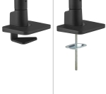 Стойка Neomounts Next One Desk Mount, double display crossbar (topfix clamp/grommet)
