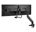 Стойка Neomounts Screen Desk Mount 2 screens (topfix clamp & grommet) for 2 Monitor Screens, Black