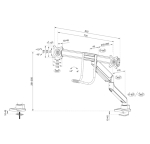 Стойка Neomounts Screen Desk Mount 2 screens (topfix clamp & grommet) for 2 Monitor Screens, Black
