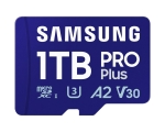Памет Samsung 1TB micro SD Card PRO Plus with Adapter, UHS-I, Read 180MB/s - Write 130MB/s