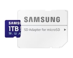 Памет Samsung 1TB micro SD Card PRO Plus with Adapter, UHS-I, Read 180MB/s - Write 130MB/s