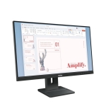 Монитор Lenovo ThinkVision E24-40 23.8" IPS, WLED, 16:9, 1920x1080, 4ms, 1300:1, 100Hz, 250 cd/m2, Tilt, Swivel, Pivot, Height Adjust Stand, HDMI, DP, VGA