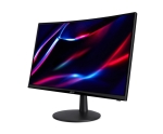 Монитор Acer Nitro ED240QS3bmiipx, 23.6" Curved 1500R, VA, Anti-Glare, FHD 1920x1080, ZeroFrame, FreeSync Premium, 180Hz, 1ms, 100M:1, 250 cd/m2, 1xDP, 2xHDMI, HDR ready, Speakers 2Wx2, Audio in/out, VESA, Tilt, Acer Display Widget, Black
