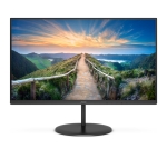 Монитор AOC Q24V4EA, 23.8" IPS WLED, 2560x1440@75Hz, 4GtG, 250m/2, 1000:1, DCR 20M:1, Adaptive Sync, FlickerFree, Low Blue Light, 2Wx2, Tilt, HDMI, DP