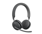 Слушалки Logitech Zone Wireless 2 Headset, Teams - GRAPHITE