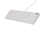 Клавиатура Genesis Mechanical Gaming Keyboard Thor 404 White RGB Backlight Gateron Peach Silent, US Layout