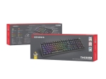 Клавиатура Genesis Mechanical Gaming Keyboard Thor 404 Black RGB Backlight Gateron Yellow Pro, US Layout