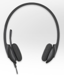 Слушалки Logitech H340 USB Computer Headset, Black