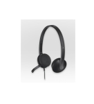 Слушалки Logitech H340 USB Computer Headset, Black