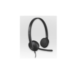 Слушалки Logitech H340 USB Computer Headset, Black