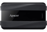Твърд диск Apacer AC533, 5TB 2.5" SATA HDD USB 3.2 Portable Hard Drive Plastic / Rubber Jet black