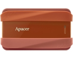 Твърд диск Apacer AC533, 1TB 2.5" SATA HDD USB 3.2 Portable Hard Drive Plastic / Rubber Garnet red