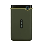 Твърд диск Transcend 2TB, 2.5" Portable HDD, StoreJet M3, Military Green, Slim