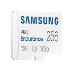 Памет Samsung 256 GB micro SD PRO Endurance, Adapter, Class10, Waterproof, Magnet-proof, Temperature-proof, X-ray-proof, Read 100 MB/s - Write 40 MB/s