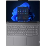 Лаптоп Lenovo ThinkBook 16p G5 Intel Core i7-14650HX (up to 5.2GHz, 30MB), 32GB(16+16) DDR5 5600MHz, 1TB SSD, 16" WQXGA (2560x1600) IPS AG, NVIDIA GeForce RTX 4060/8GB, Color Calibration, Backlit KB, Storm Grey, WLAN, BT, FPR, DOS, 3Y Onsite