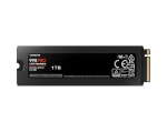 Твърд диск Samsung SSD 990 PRO 1TB Heatsink PCIe 4.0 NVMe 2.0 M.2 V-NAND 3-bit MLC, 256-bit Encryption, Read 7450 MB/s Write 6900 MB/s