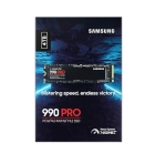 Твърд диск Samsung SSD 990 PRO 4TB PCIe 4.0 NVMe 2.0 M.2 V-NAND 3-bit MLC, 256-bit Encryption, Read 7450 MB/s Write 6900 MB/s