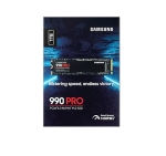 Твърд диск Samsung SSD 990 PRO 1TB PCIe 4.0 NVMe 2.0 M.2 V-NAND 3-bit MLC, 256-bit Encryption, Read 7450 MB/s Write 6900 MB/s